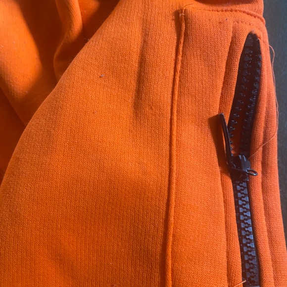 Highlighter ORANGE Crop Sweater, Deep Pockets, Size S - Picture 2 of 5
